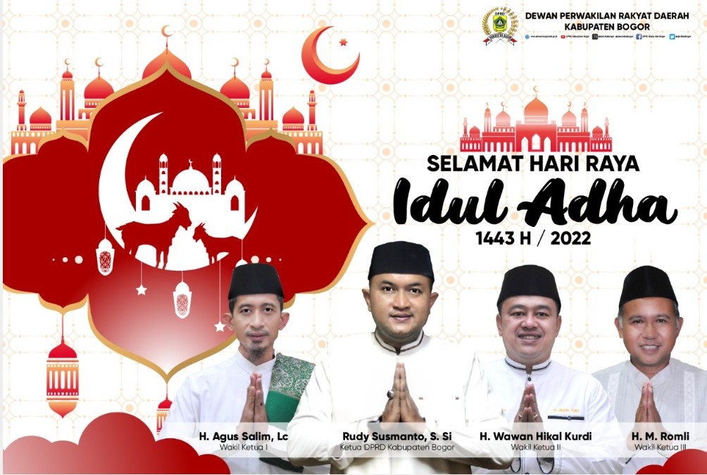 DPRD Kabupaten Bogor Ucaplan Selamat Hari Raya Idul Adha 1443 H