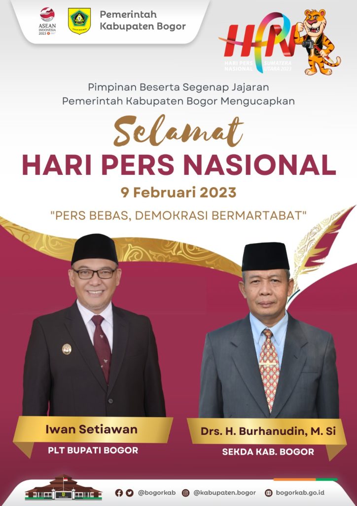 Pemkab Bogor Mengucapkan Selamat Hari Pers Nasional