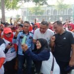 Kunjungi Grand Citra, Cabup Rudy Susmanto Disambut Antusias Peserta Senam Sehat