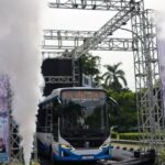 Pemkab Bogor resmi meluncurkan dua unit bus listrik rute Tugu Pancakarsa – Bojonggede secara gratis. 