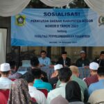 Anggota Komisi IV DPRD Kab.Bogor Sosialisasi Perda No.8 Tahun 2023 Tetang Fasilitas Penyelenggara Pesantren