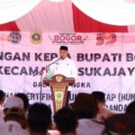 Kunjungan Kerja Bupati Bogor di Kecamatan Sukajaya