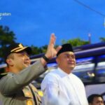Bupati Bogor Bersama Kapolres Monitoring Keberangkatan 115 Bus Pekerja Dalam Rangka May Day 2026 Di Monas