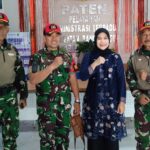 Mayor Infantri Sulaeman Ucapkan Terimakasih kepada Camat Ranca Bungur Kab.Bogor Atas Fasiltas Tempat Persinggahan yang diberikan Untuk Calon Prajurit Tamtama
