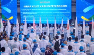 Momentum Sumpah Pemuda Bupati Bogor Lepas 946 Atlet Ikuti Porprov 2026